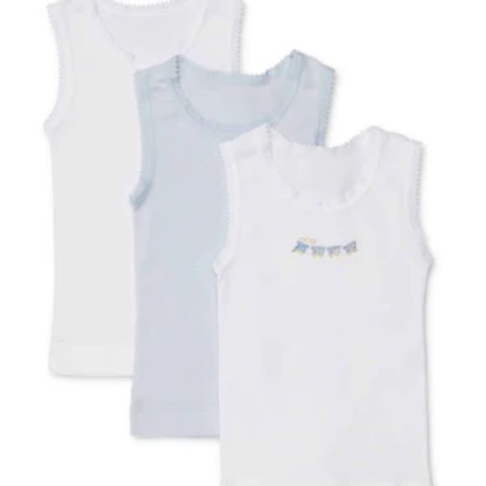 MARQUISE Boys Train Singlets 3 pack *NWOT*